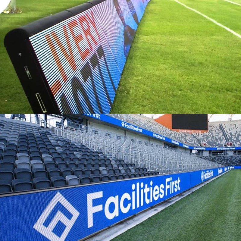 Football Stadium Perimeter LED Screen Display Football Stadium Perimeter LED Screen Display
