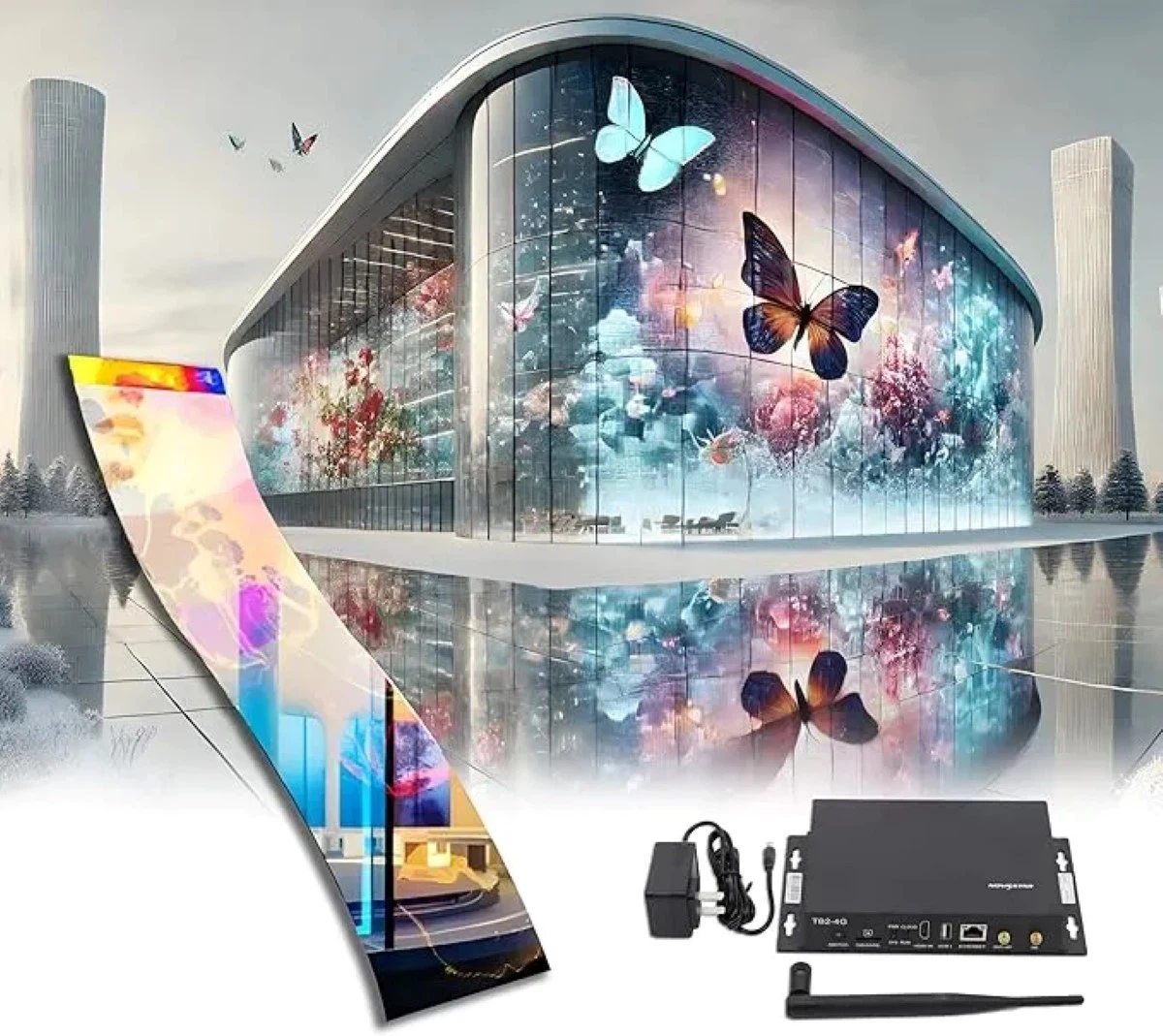 P20 Transparent Film Screen application P20 Transparent Film Screen application